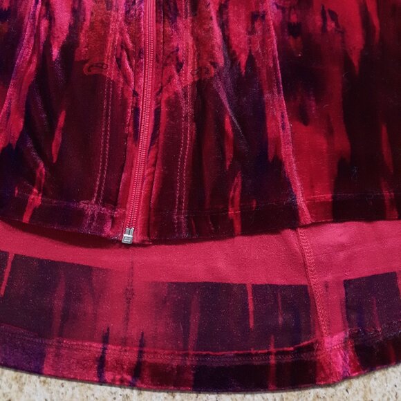 Velour zipper tunic length hoodie - Unity World Wear - Picture 8 of 12